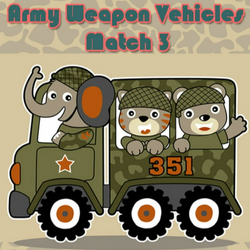 Army Weapon Vehicles Match 3
