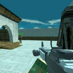 Blocky Shooting Arena 3d Pixel Combat