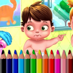 Bts Baby Coloring Book