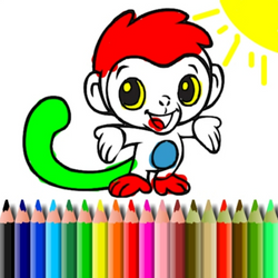 BTS Monkey Coloring Book