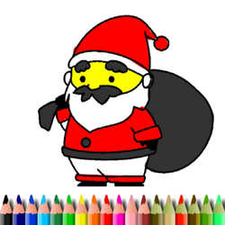 BTS Santa Claus Coloring Book