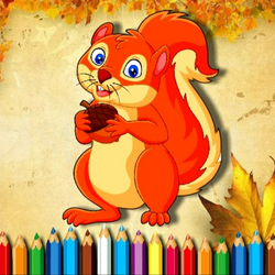 Bts Squirrel Coloring Book