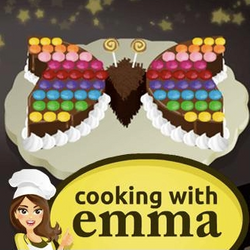 Butterfly Chocolate Cake - Cooking With Emma
