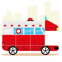 Cartoon Ambulance Slide