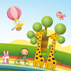Cartoon Giraffe Puzzle