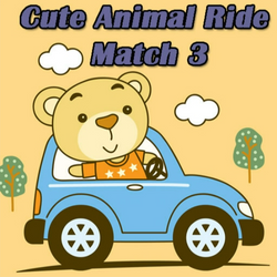 Cute Animal Ride Match 3