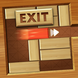 EXIT: unblock red wood block