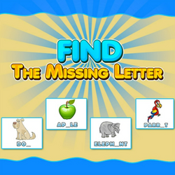 Find The Missing Letter Game