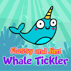 Flossy and Jim Whale Tickler