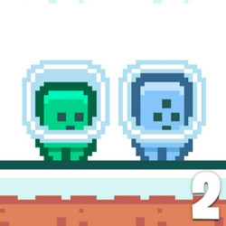 Green and Blue Cuteman 2