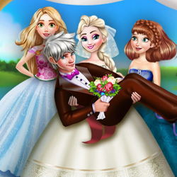 Ice Queen Wedding Photo