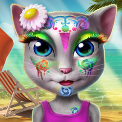 Kitty Beach Makeup