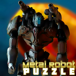 Metal Robot Puzzle