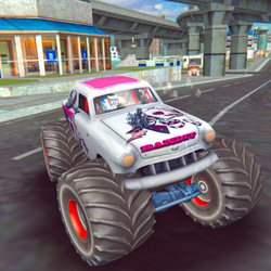 Monster Truck Stunt Free Jeep Racing Game
