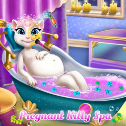Pregnant Kitty Spa