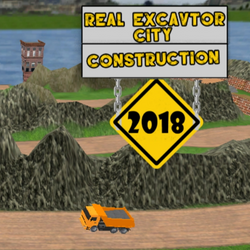 Real Excavtor City Construction Game