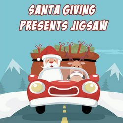 Santa Giving Presents Jigsaw
