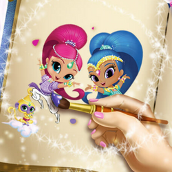 Shimmer and Shine Coloring Book