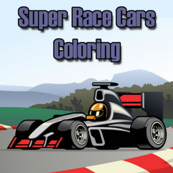 Super Race Cars Coloring