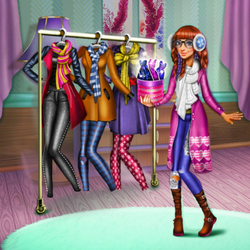 Tris Winter Fashion Dolly Dress Up