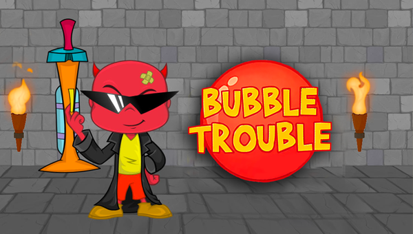 bubble trouble game full screen