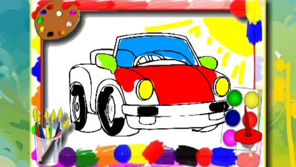 Cartoon Cars Coloring Book | 🕹️ Play Cartoon Cars Coloring Book Online On  GamePix