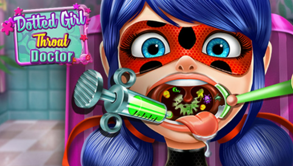 Dotted Girl Throat Doctor 🕹️ Play Dotted Girl Throat Doctor Online On Gamepix