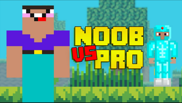 Noob Vs Pro Vs Hacker Vs God 1 🕹️ Play Noob Vs Pro Vs Hacker Vs God 1