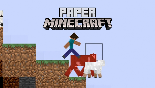 Paper Minecraft Unblocked 3d