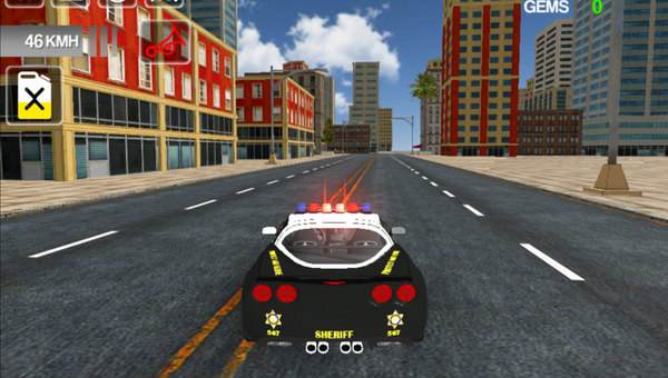 police drift car driving stunt game