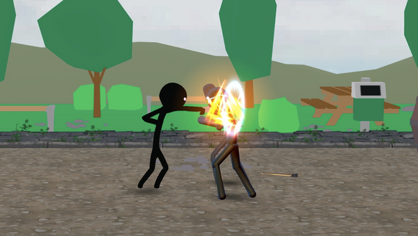 stickman crowd fight