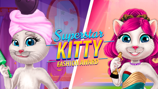 Play Superstar Kitty Fashion Award Online Unblocked GamePix
